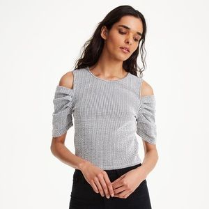 Club Monaco xansa off shoulder top